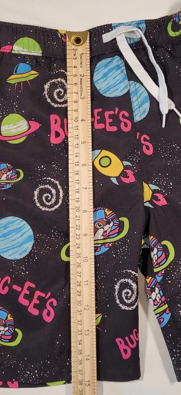 BUC-EE'S Swim Trunk Youth Small All Over Galaxy Space Print with Pockets, Lined